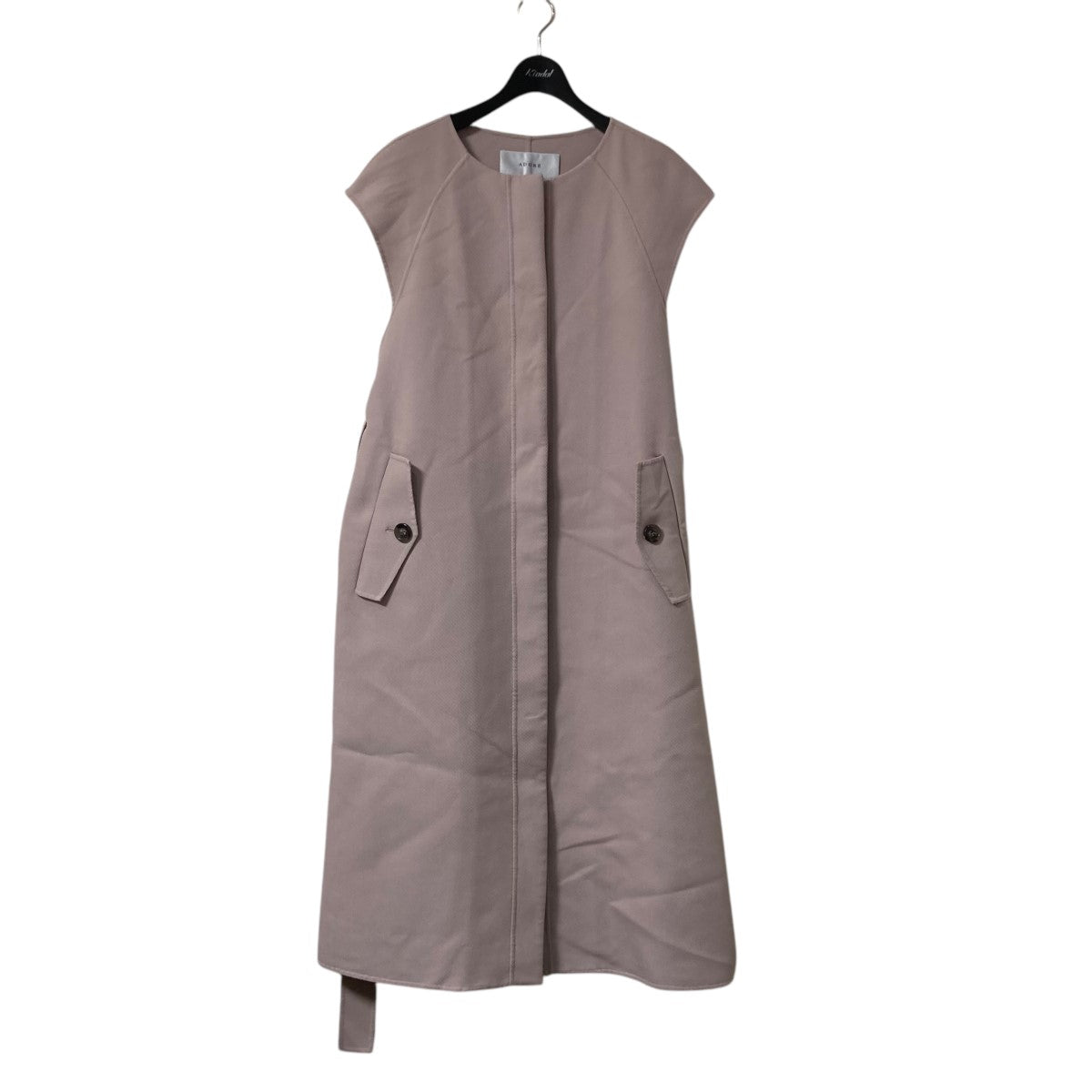 ADORE(アドーア) ツイルダブルクロスワンピースノースリーブワンピース