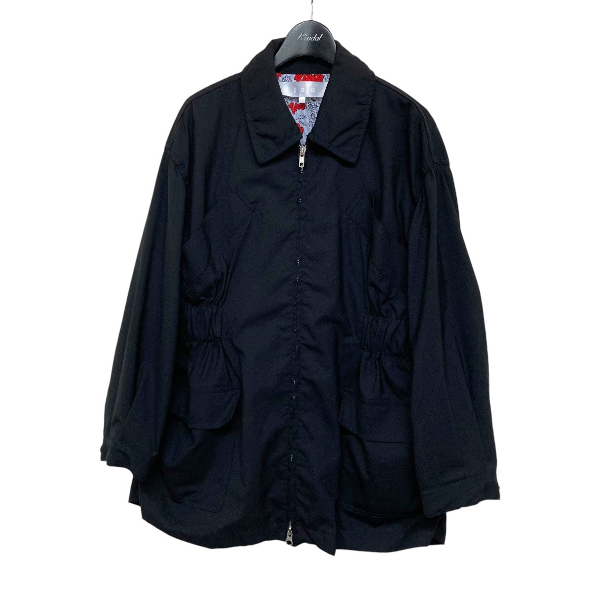 TAO COMME des GARCONS(タオコムデギャルソン) 23SSウールエステルトロ先染めジャケットTK J005 TK J005 ブラック  サイズ M｜【公式】カインドオルオンライン ブランド古着・中古通販【kindal】