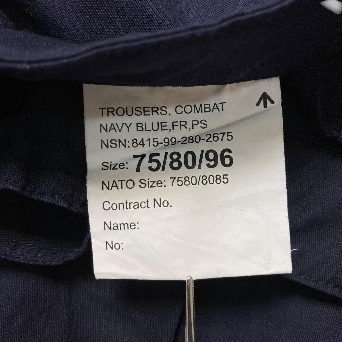 VINTAGE ROYAL NAVY COMBAT TROUSERSパンツ8415 99 280 2675 古着・中古-6枚目のアイテム画像