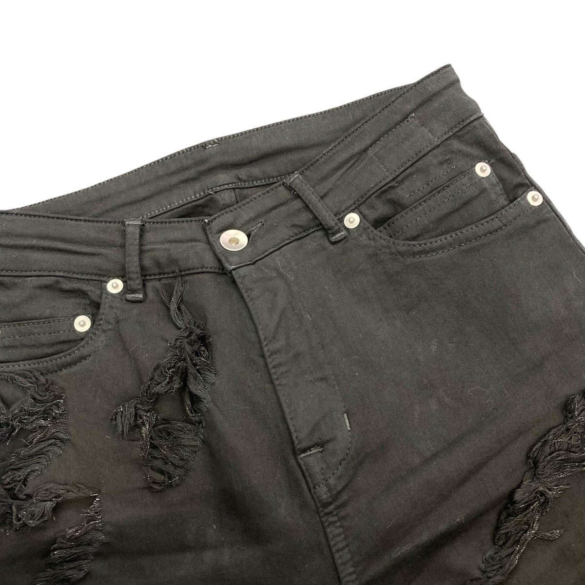 RICK OWENS detroit cutデニムパンツDS01C6316 SLH 古着・中古-3枚目のアイテム画像
