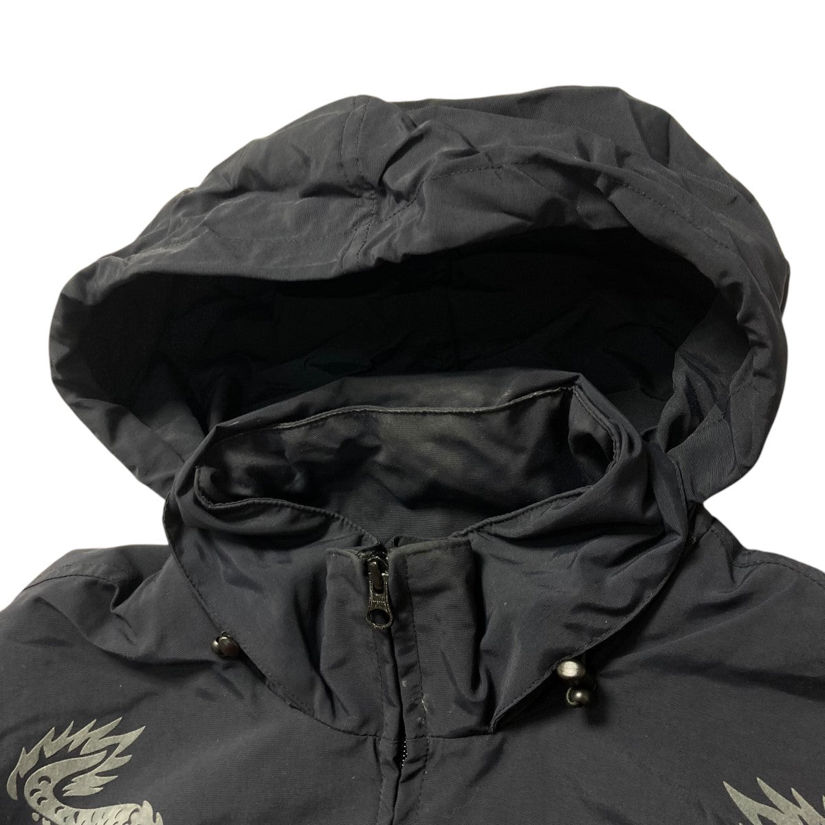 21SSDragon Track Jacketプリントナイロンジャケット