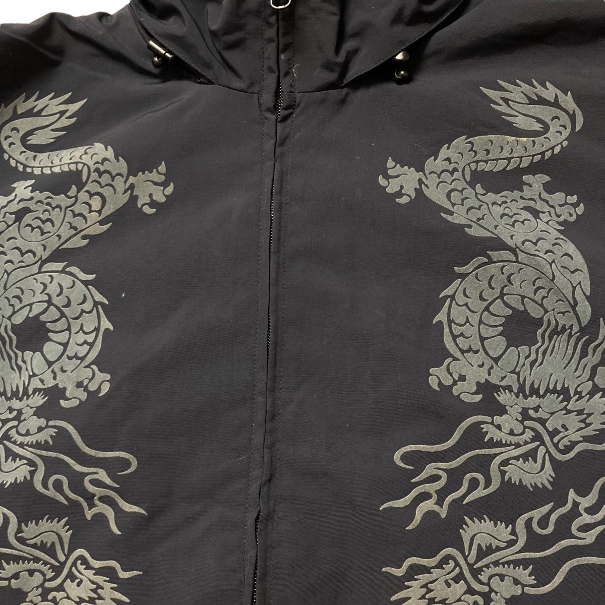 21SSDragon Track Jacketプリントナイロンジャケット