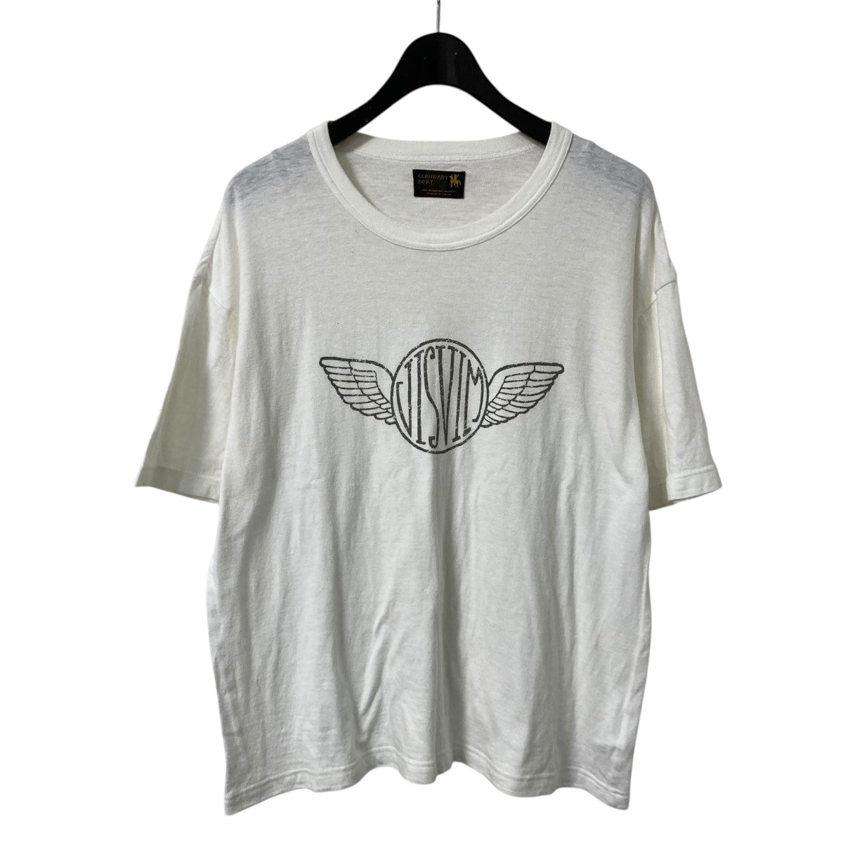VISVIM(ビズビム) 22SSCONTRARY DEPT JUMBO TEEフロントデザインT 