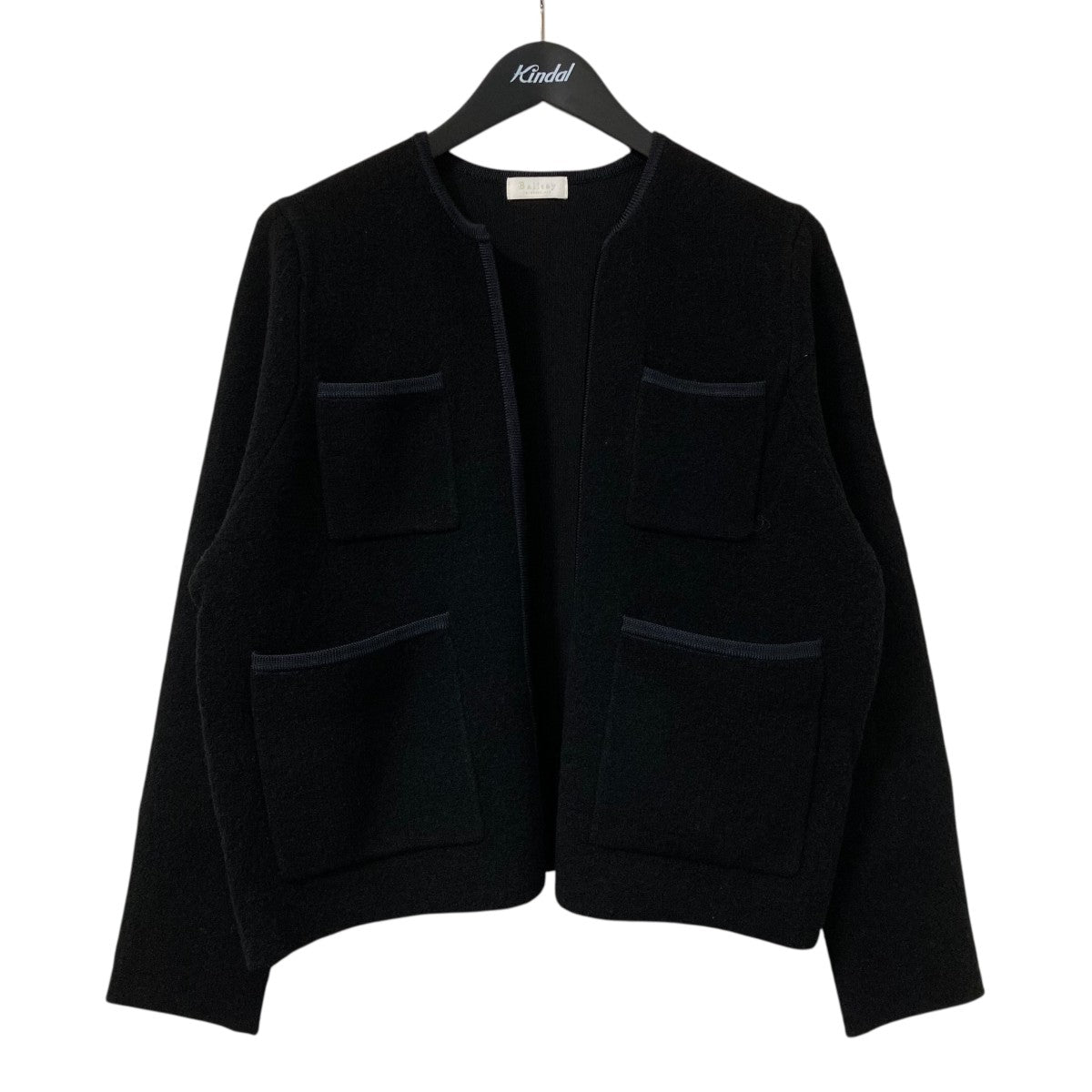 BALLSEY(ボールジー) 22AWウールナイロンブークレー フロントオープン