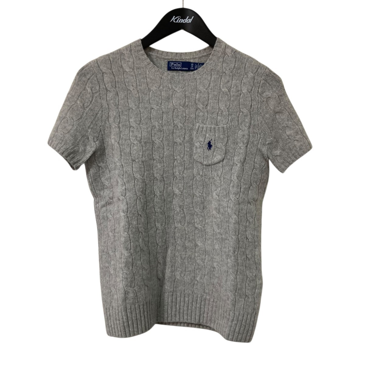 POLO RALPH LAUREN(ポロラルフローレン) カシミヤ混半袖ケーブルニット