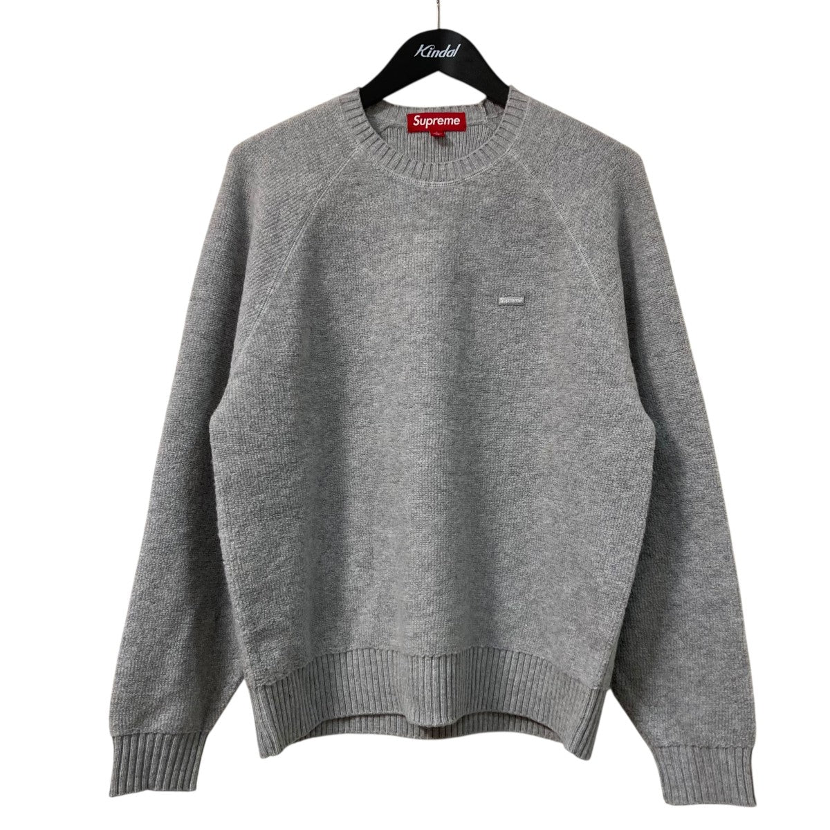 supreme terry small box sweater grey 灰M supreme terry small box sweater grey 灰M - メルカリ