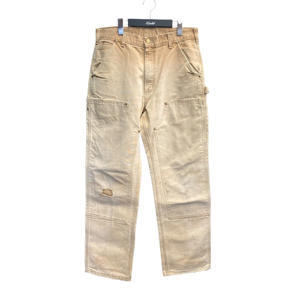 Carhartt ペインターパンツ　90s 32×32 CarHartt(カーハート) USA製 90sペインターパンツ ベージュ