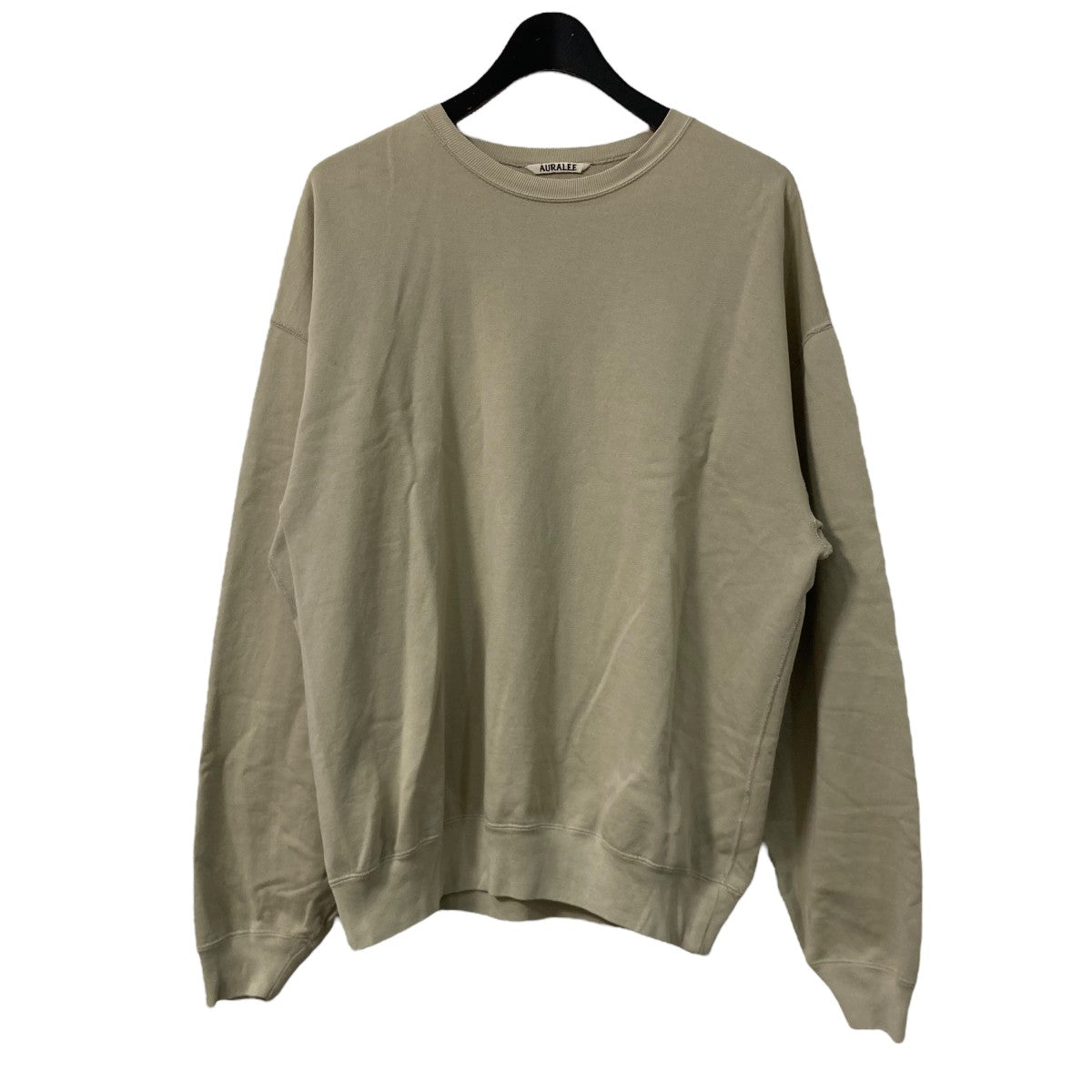 美品✨オーラリー SUPER SOFT SWEAT BIG P/O 1 ベージュ AURALEE(オーラリー) 19SSSUPER SOFT SWEAT BIG P Oスウェット