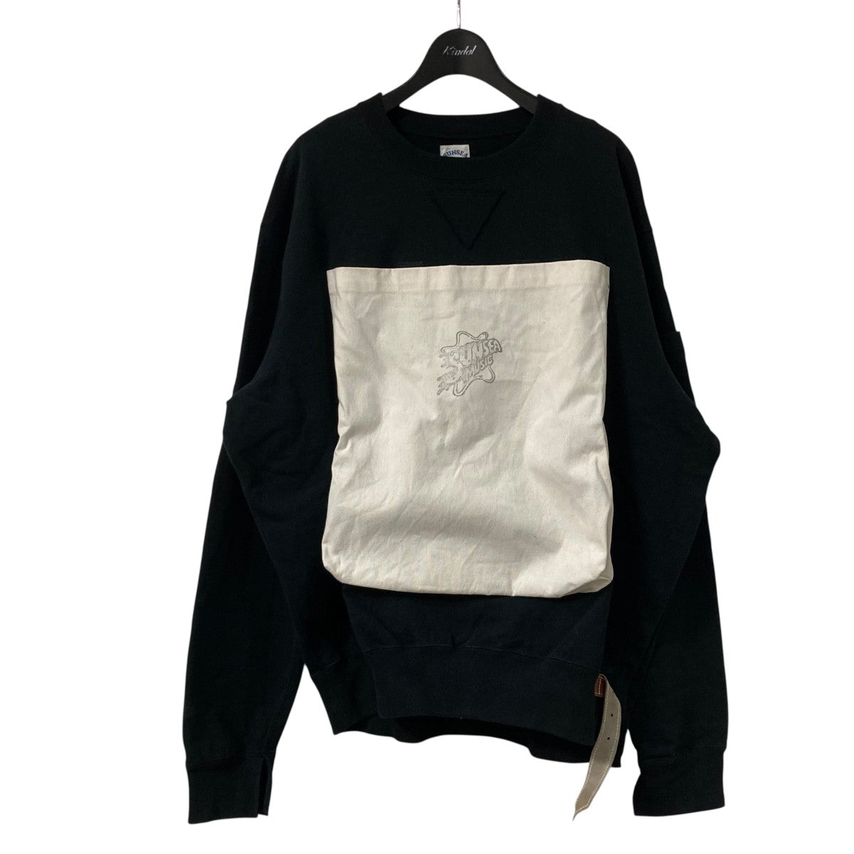 SUNSEA(サンシー) ECO BAG SWEAT SHIRTSUNSEA3007 SUNSEA3007 ブラック