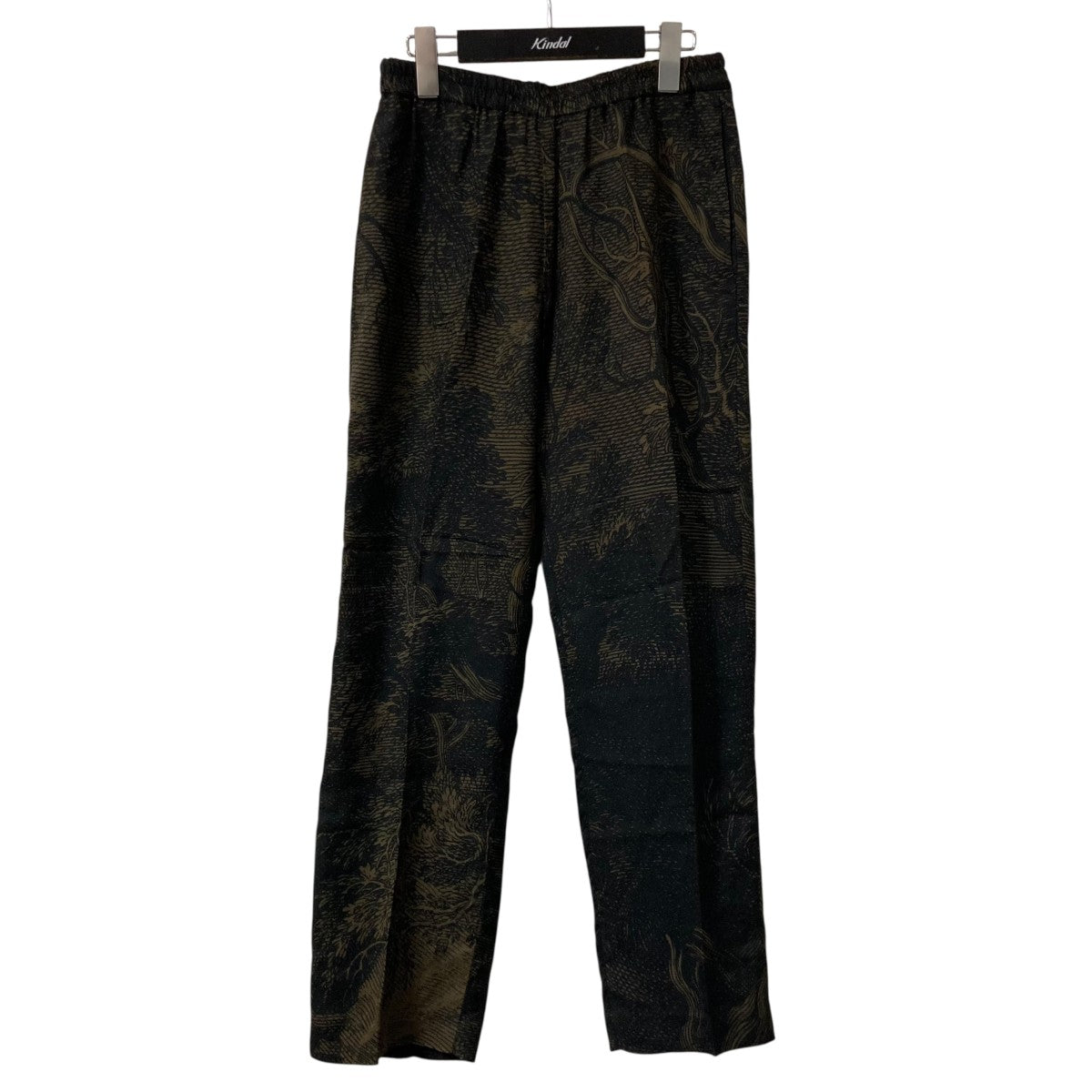 DRIES VAN NOTEN(ドリスヴァンノッテン) 総柄イージーパンツ ベージュ  