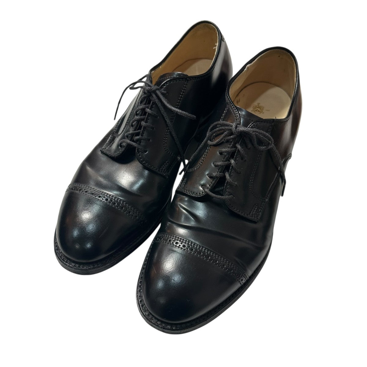 ALDEN(オールデン) Black Cordovan Cap Toeストレートチップシューズ 