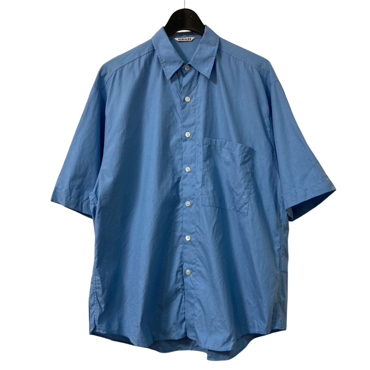 AURALEE(オーラリー) 25SSWASHED FINX TWILL BIG HALF SLEEVED SHIRT 