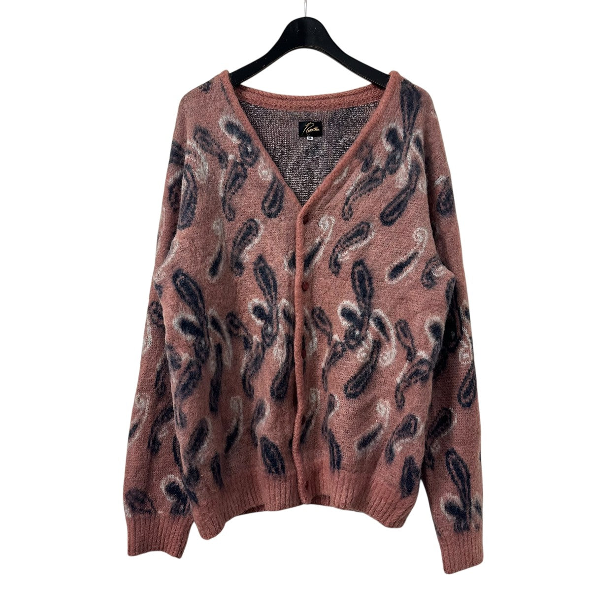 Needles(ニードルズ) 23FW MOHAIR CARDIGANペイズリー柄ニット