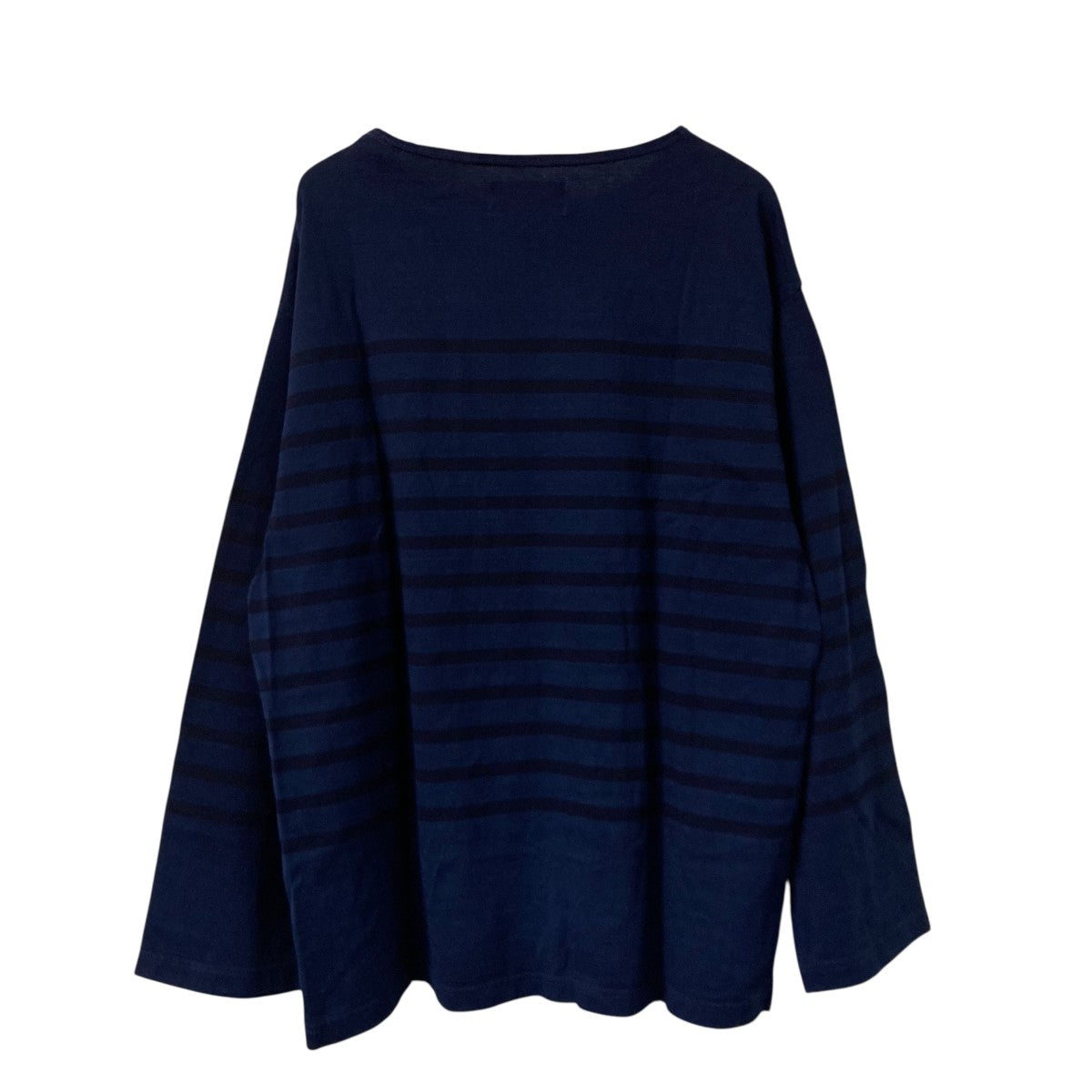 Arch別注 TRICOT HABAS INDIGO OVERDYEロングスリーブボーダーカットソーOV C003