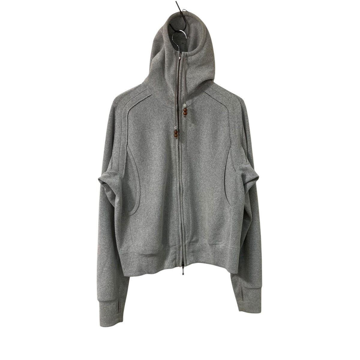 Jian ye × kaikoジップパーカー　2 KAIKO【カイコー】double zip parka top gray