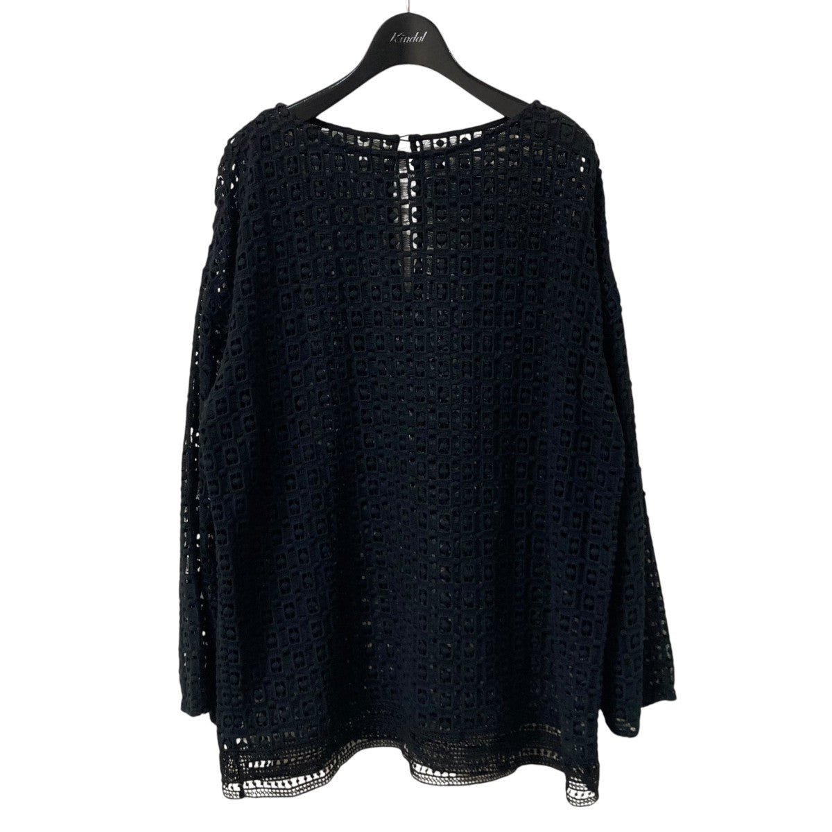 トゥモローランド別注 ヌキテバ　クロシェレースブラウス セール】 【別注】ne Quittez pas BLACK×TOMORROWLAND クロシェ