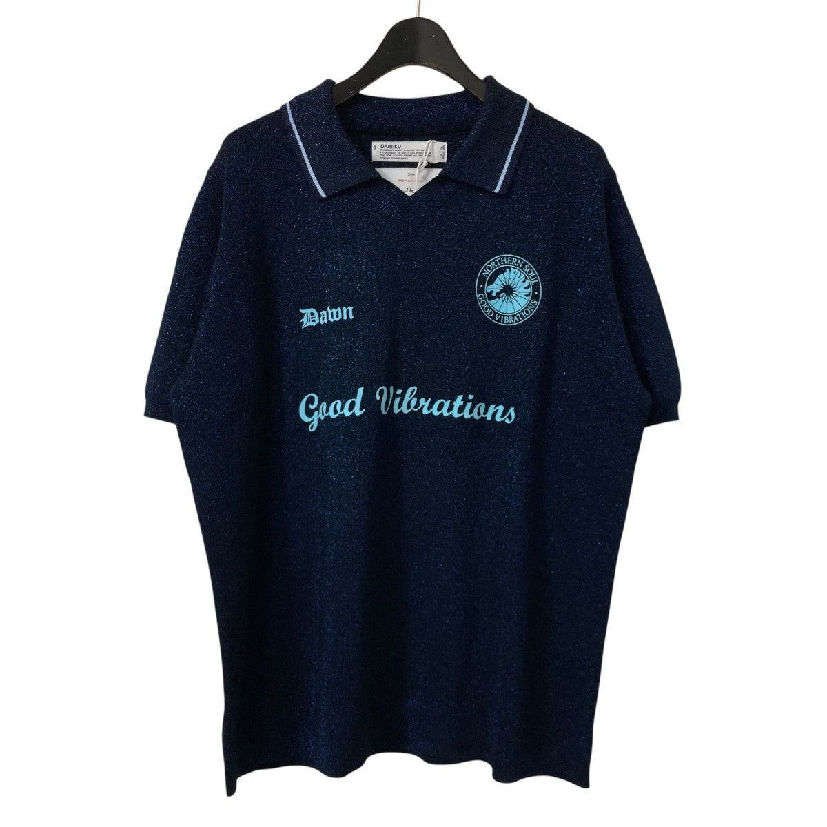 23AWLame Soccer Uniform Knit Pullover半袖ゲームニット23AW K 9