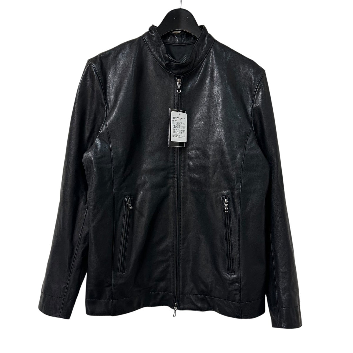 極美品 カスタムカルチャー ラムレザー シングルライダース レザージャケット M COSTOM CULTURE(カスタムカルチャー) ラムレザー シングルライダース