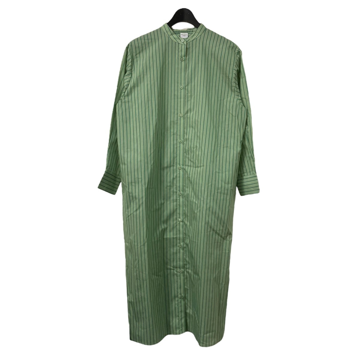 【美品】ドゥロワー　シャツワンピース　ライトグリーン　size36 美品】ドゥロワー シャツワンピース ライトグリーン size36