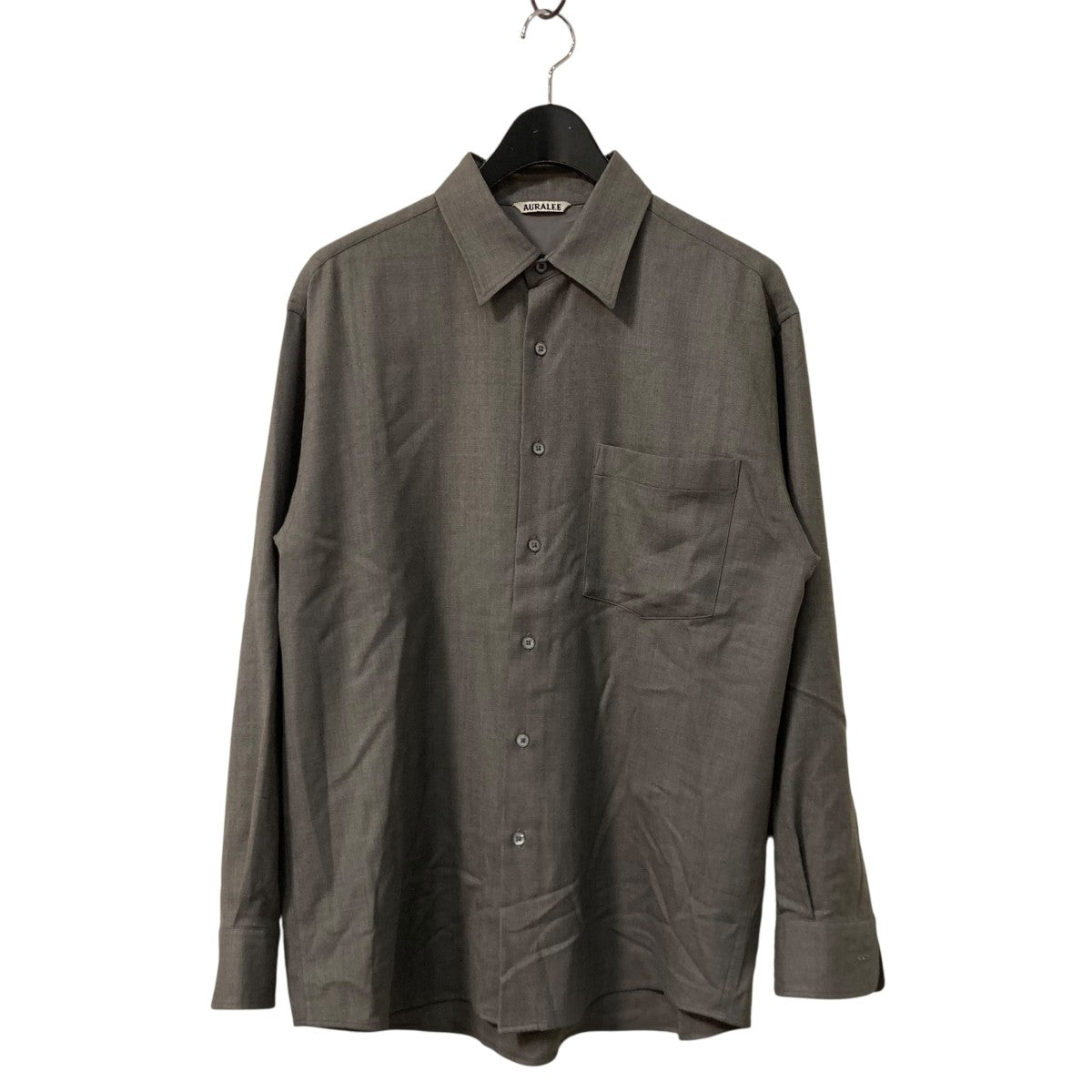 AURALEE(オーラリー) 22AWSUPER LIGHT WOOL SHIRTS長袖シャツ