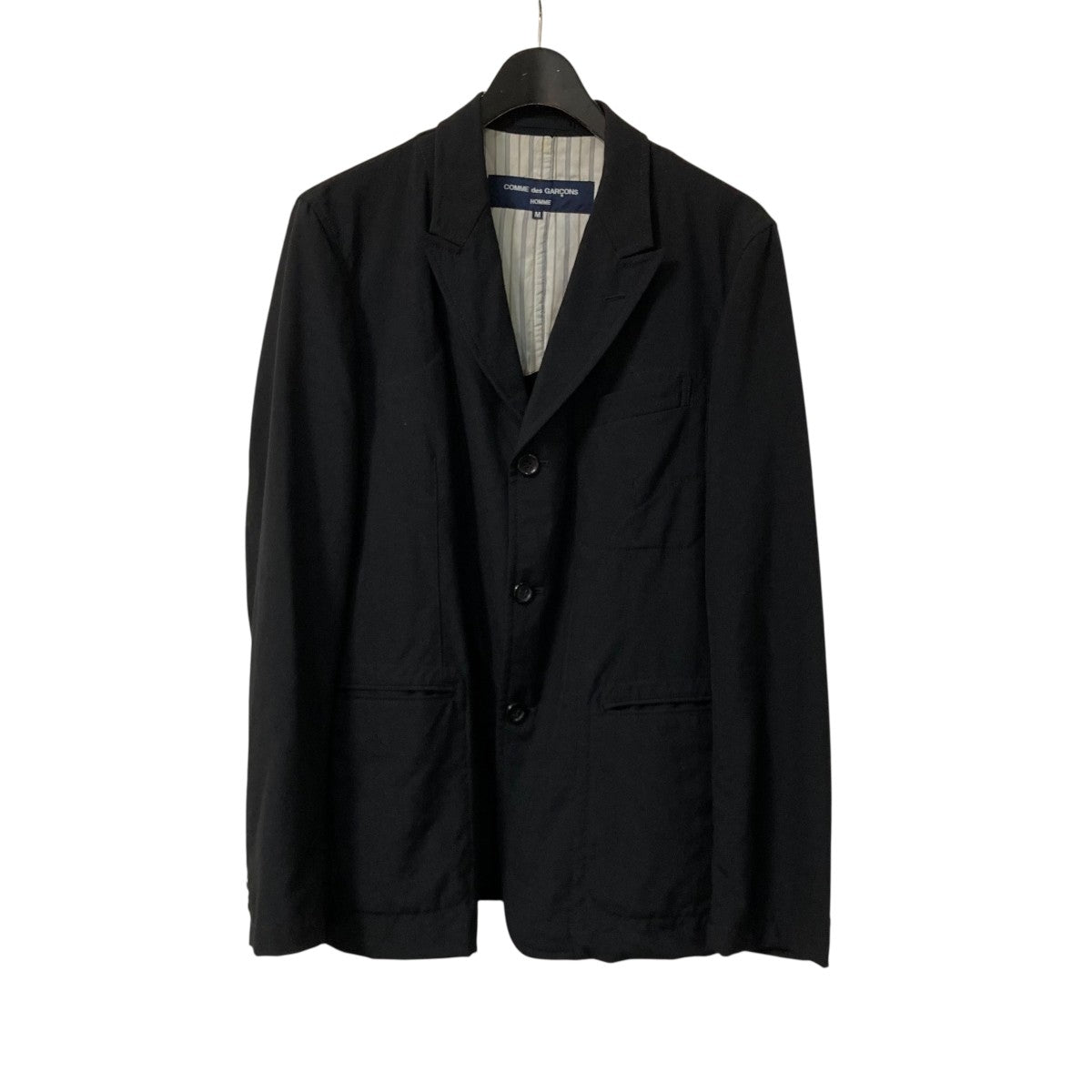 【アーカイブ】コムデギャルソンオム 田中期 テーラードジャケット ブラック ラメ c1e73e9c690d5b99a29e5e948436ee