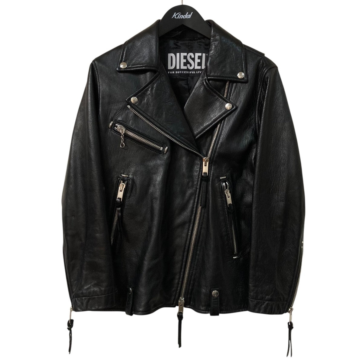 DIESEL ライダース　黒 新品タグ付き DIESEL ライダース 黒 新品タグ付き ディーゼル ブラック