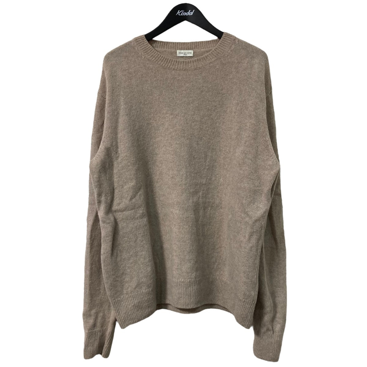 DRIES VAN NOTEN(ドリスヴァンノッテン) クルーネックニット ベージュ