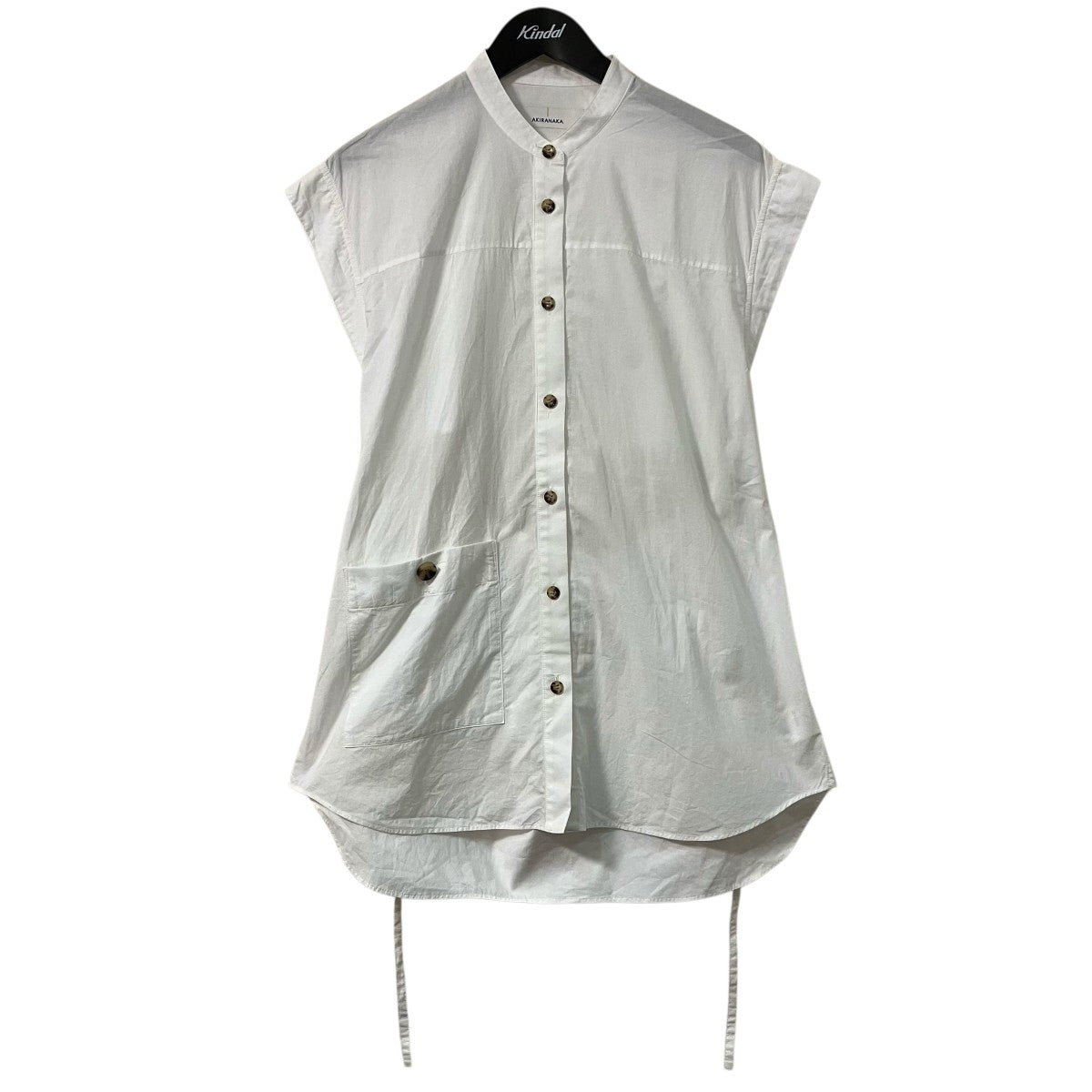 AKIRA NAKA(アキラナカ) Rosie sleeveless shirt WHバックオープン