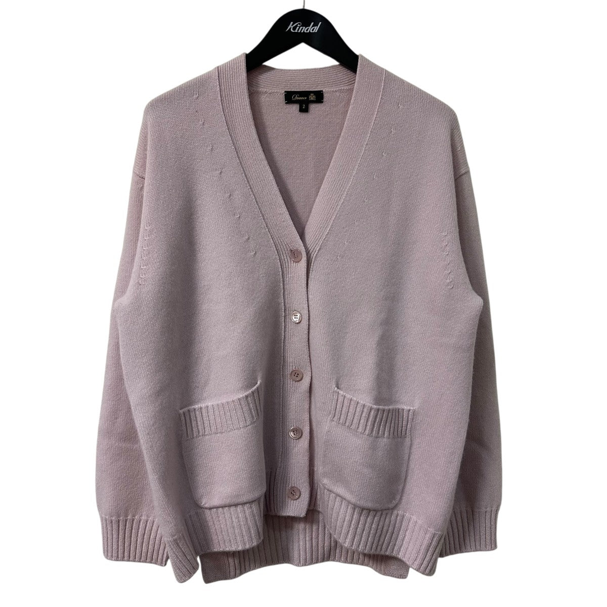 Drawer(ドゥロワー) カシミヤVネックカーディガン6515 106 0487 6515