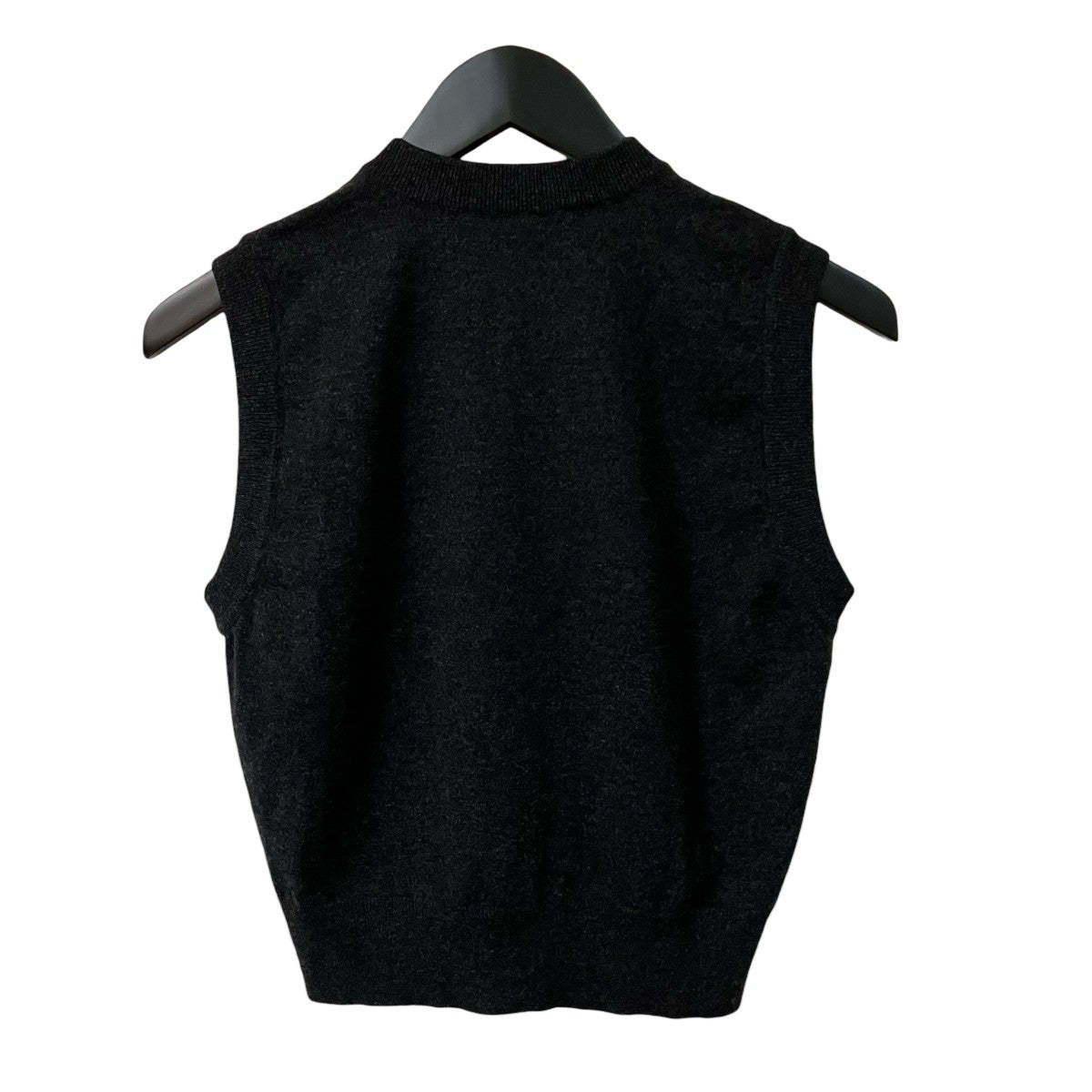 HIGH TWIST WOOL KNIT VESTニットベストA25AV06CK
