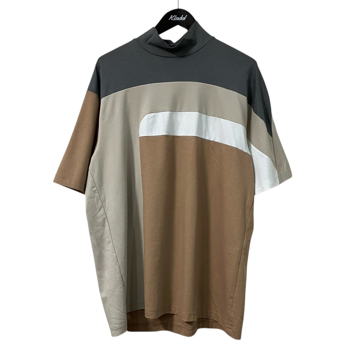 KOLOR(カラー) 24SSライトポンチハイネックカットソーマルチカラーT