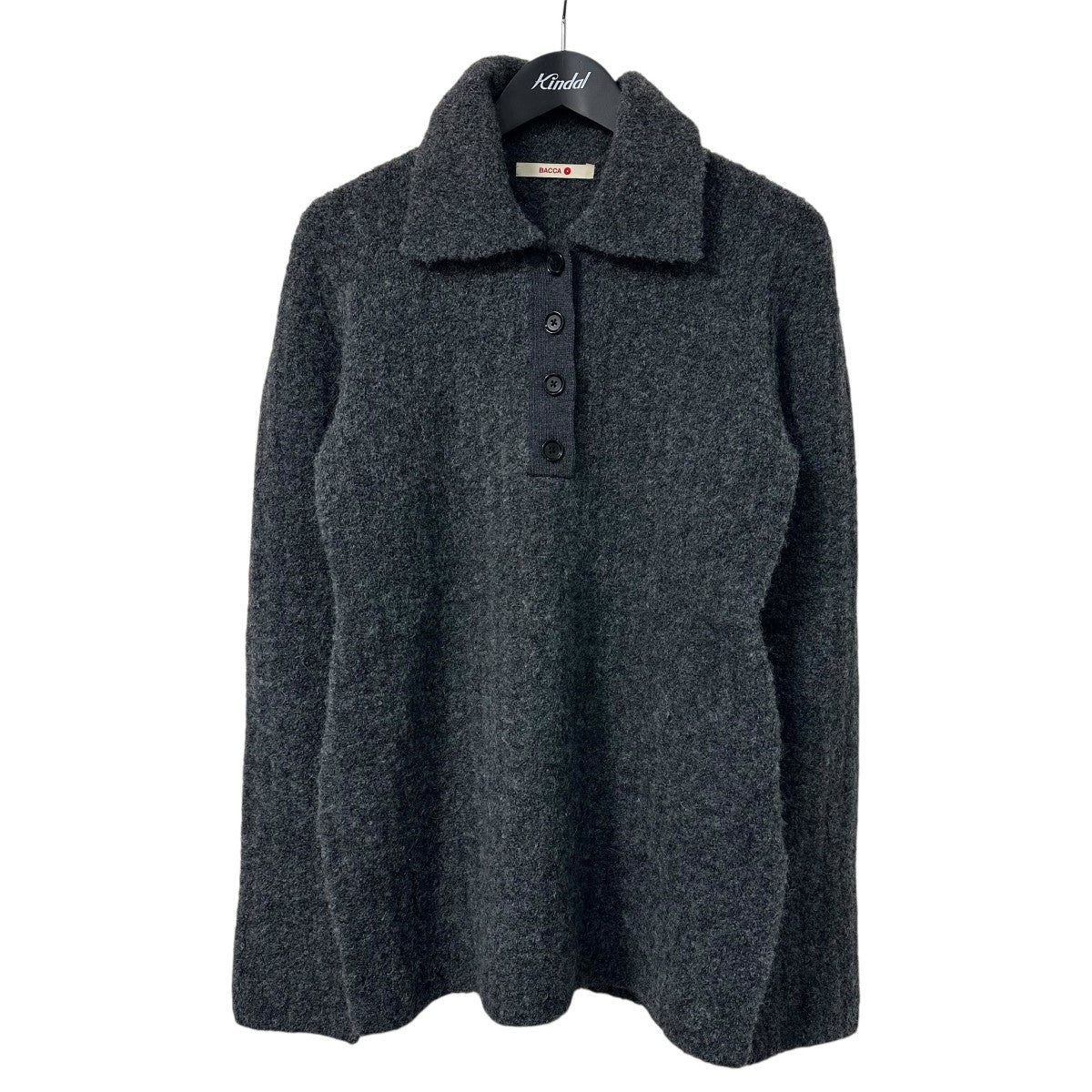 BACCA(バッカ) ベビーアルパカループ ポロニットボロウールニット