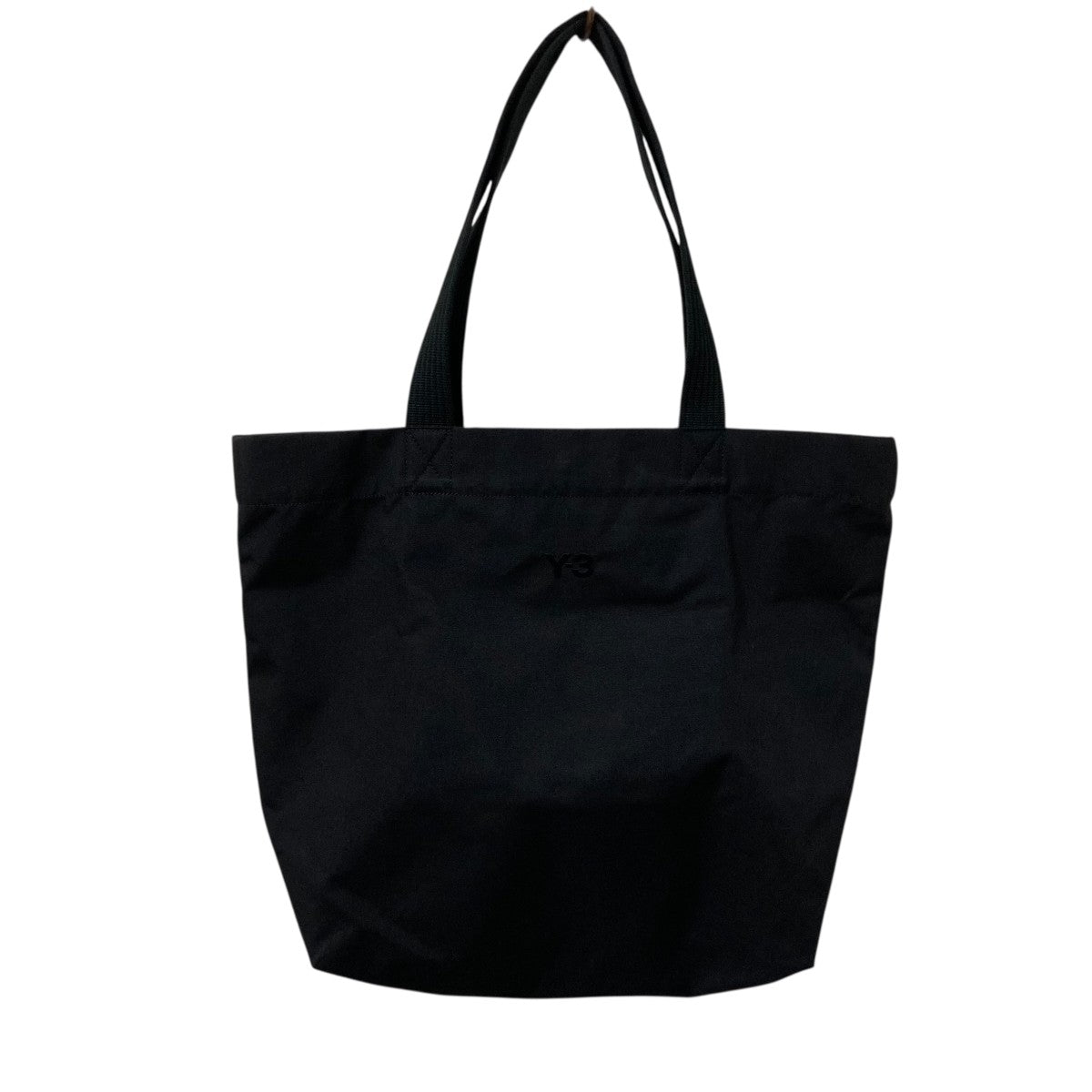 【Yohji Yamamoto】 トートバッグ ブラック YOHJI YAMAMOTO(ヨウジヤマモト) CANVAS TOTE BAGナイロントートバッグ