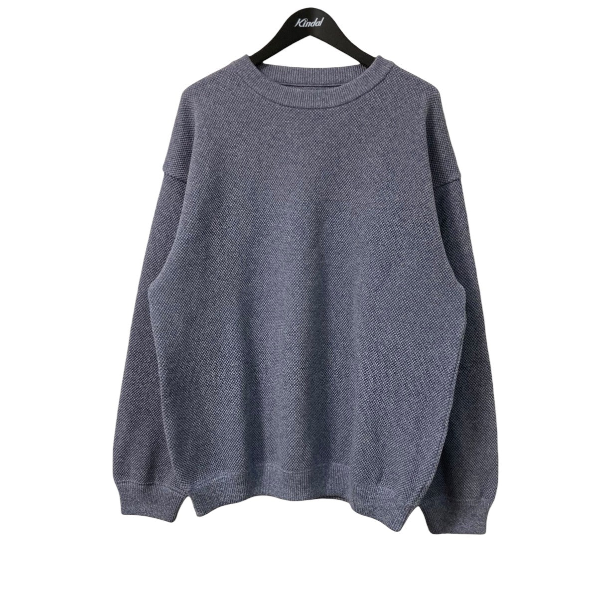 crepuscule(クレプスキュール) Moss Stitch L S Sweatクルーネック