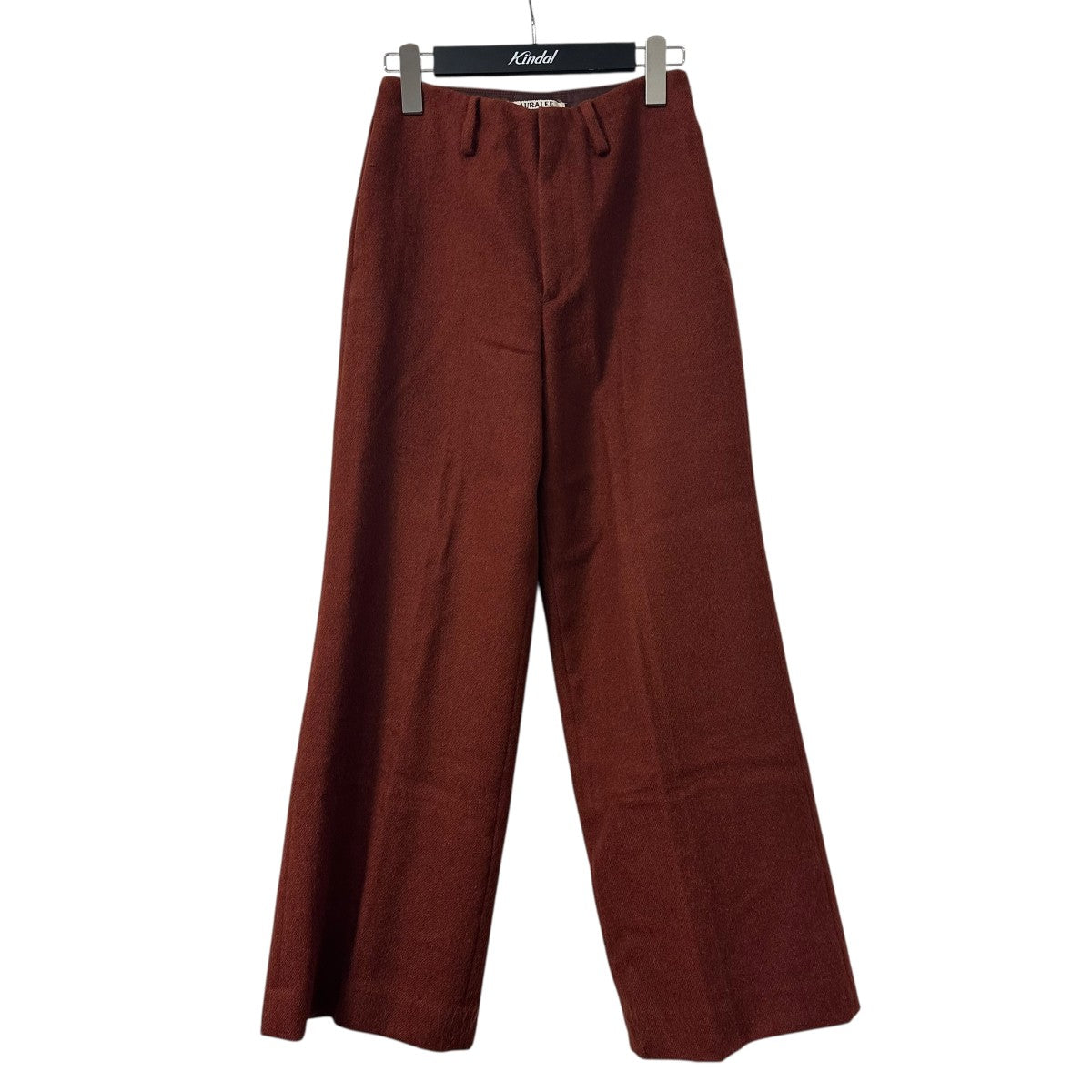 AURALEE(オーラリー) ウールスラックスA8AP02AS A8AP02AS ブラウン