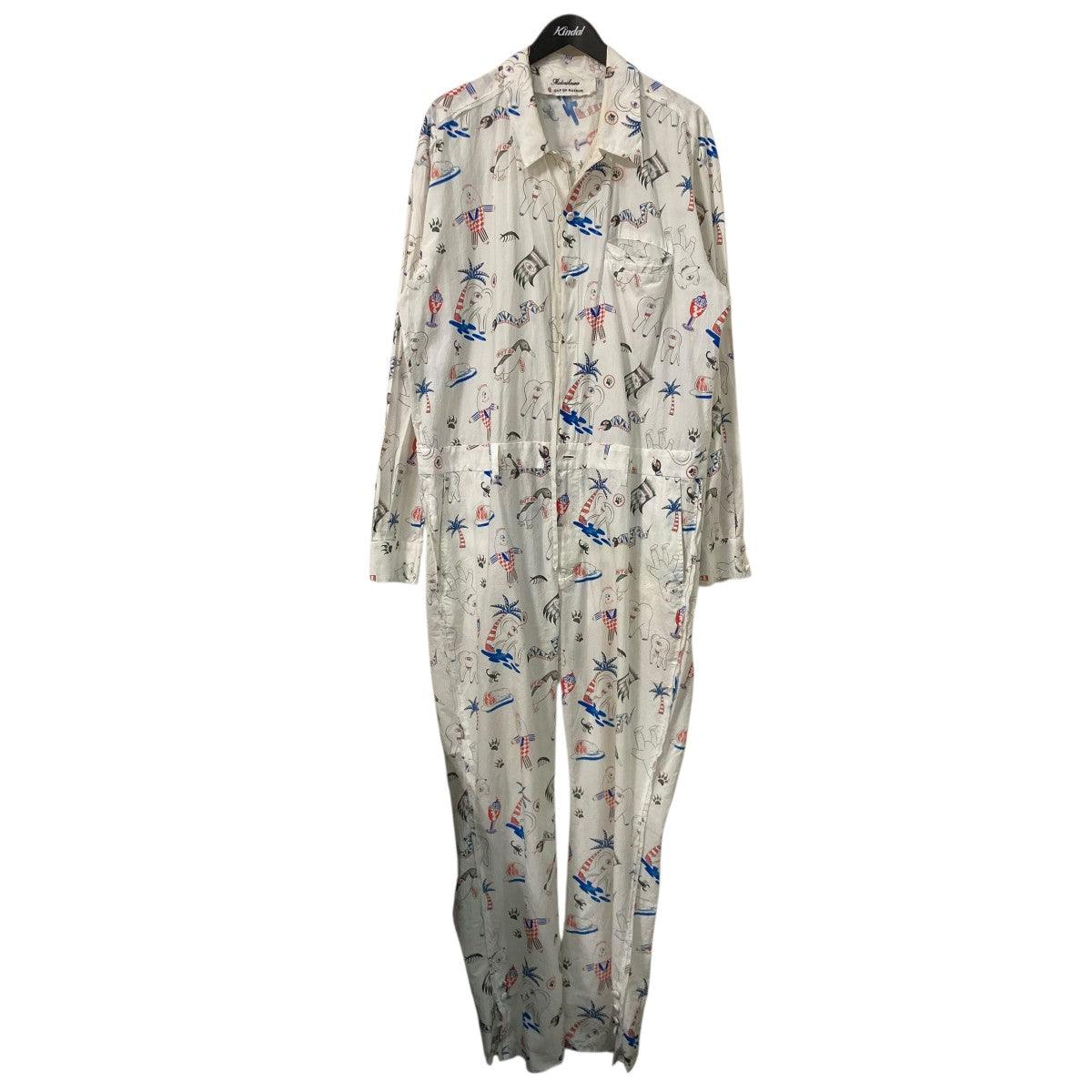 Midorikawa(ミドリカワ) 21SSOUT OF MUSEUM総柄オールインワン