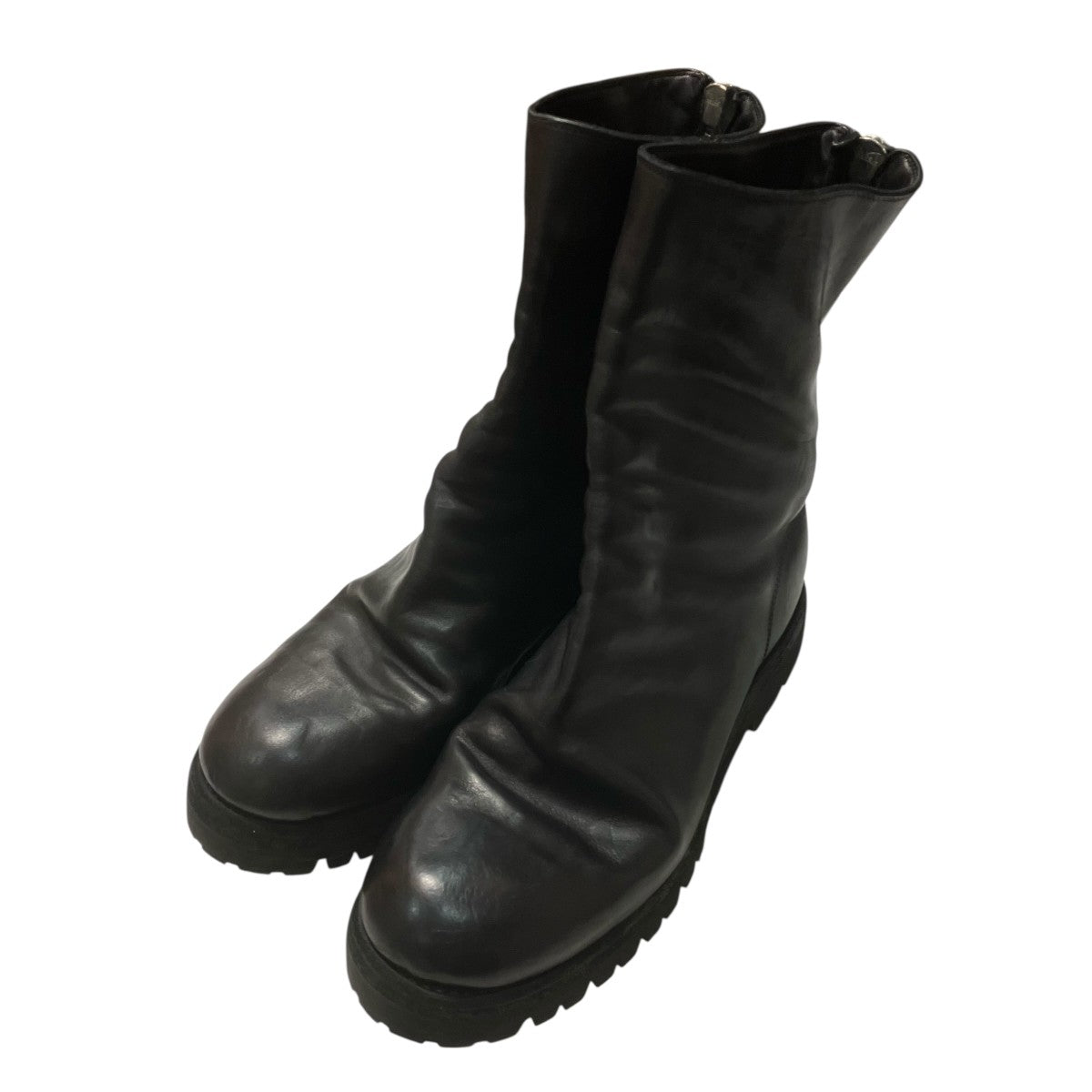 BACK ZIP HI-BOOTS HORSE FULL GRAIN with VIBRAM SOLEバックジップブーツ788V