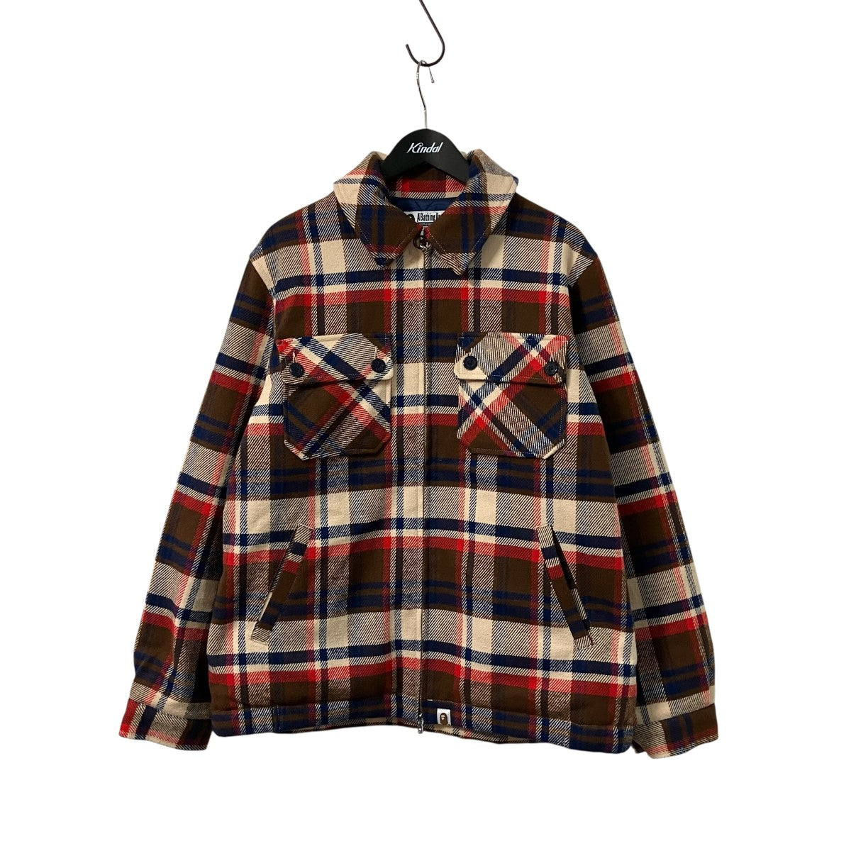A BATHING APE(アベイシングエイプ) BAPE CHECK CPO ZIP JACKET