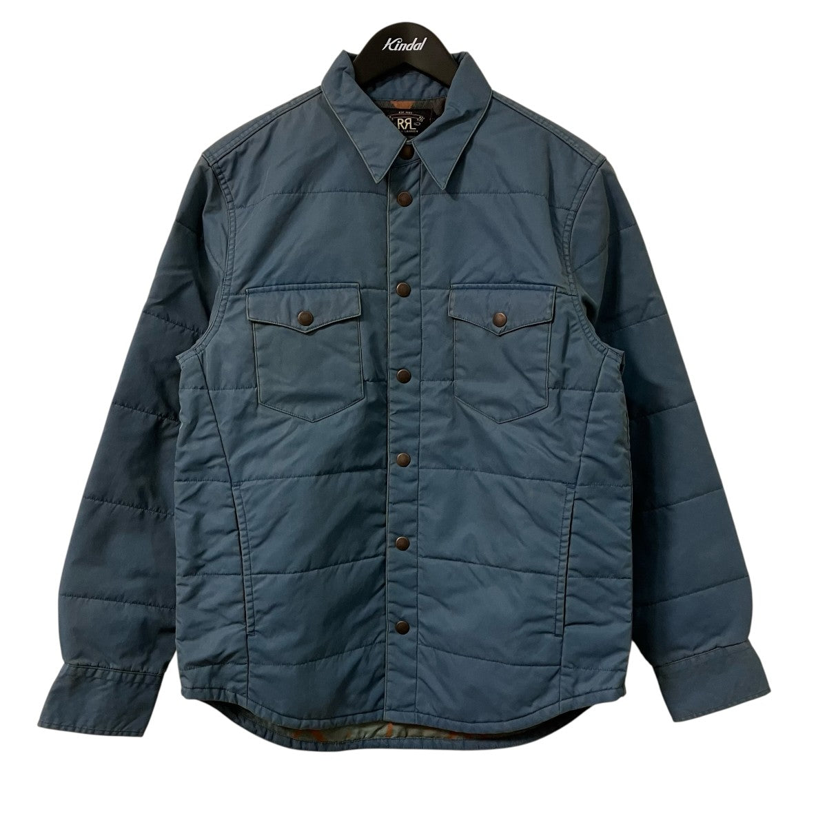 Quilted Twill Western Overshirt polo中綿ナイロンツイルシャツジャケット