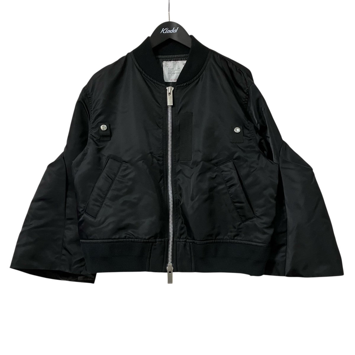 sacai(サカイ) 短丈ジップブルゾン24-07516 24-07516 ブラック サイズ