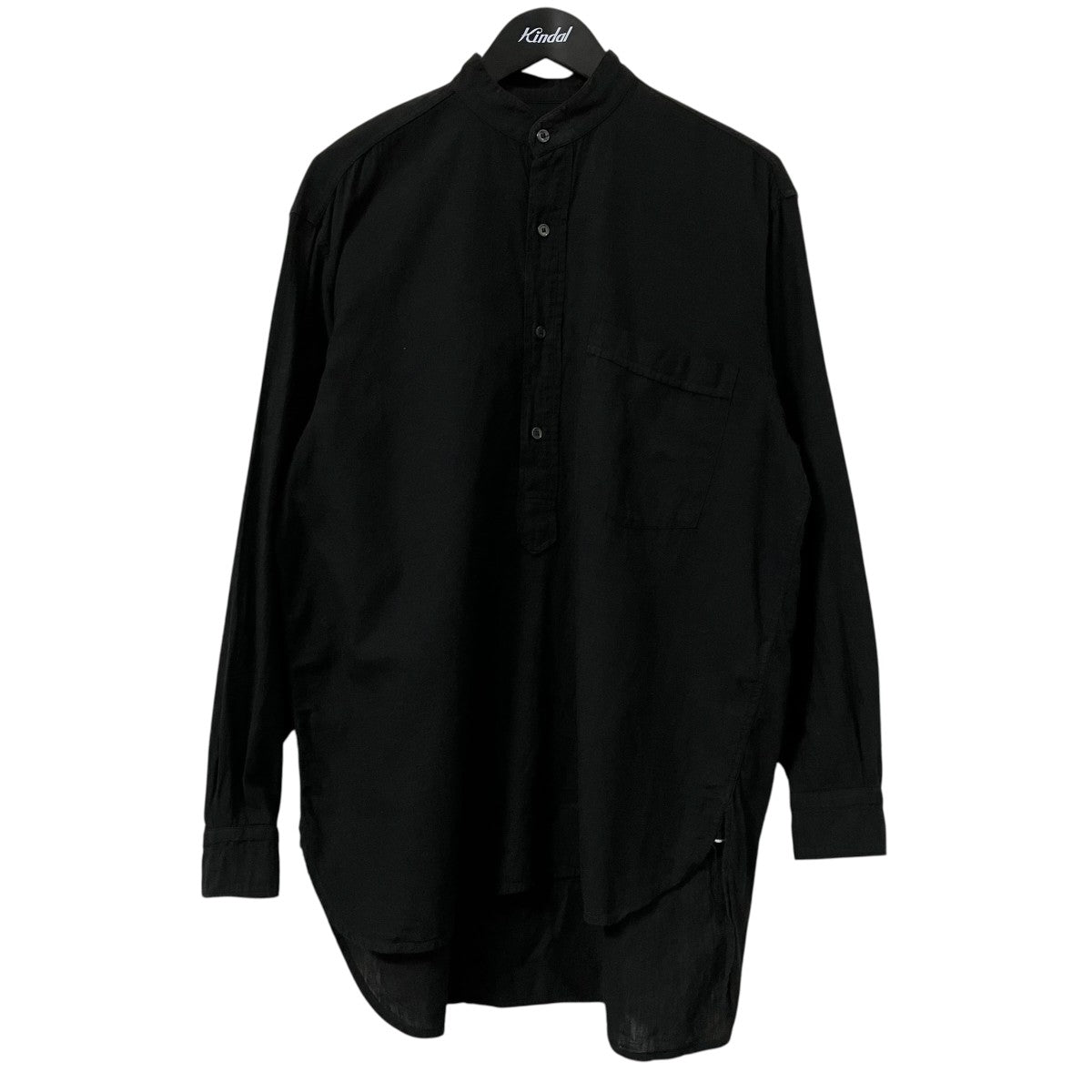 COMOLI(コモリ) バンドカラーシャツR01-02004 R01-02004 ブラック