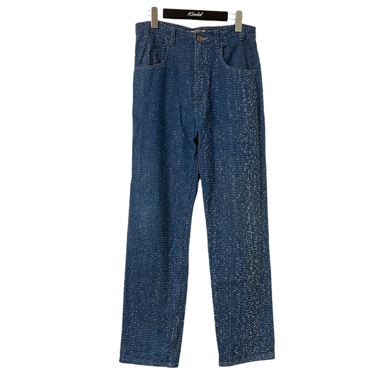 RANDY 22ss Ballistic ニードルパンチ デニム サイズ2 Randy(ランディー) Ballistic PantsネップデニムパンツSS22-RPT03 SS22