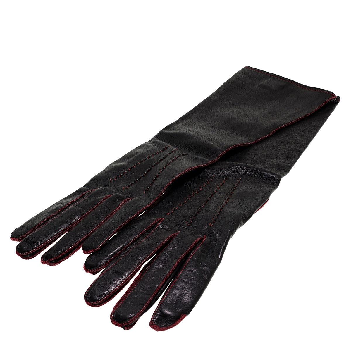 SERMONETA Gloves ロングレザーグローブ ブラック サイズ 12｜【公式】カインドオルオンライン ブランド古着・中古通販【kindal】