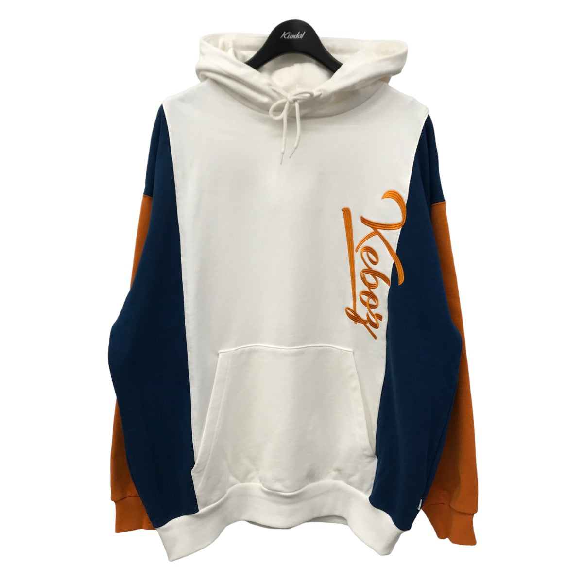 KEBOZ(ケボズ) 22AW ICON VERTICAL COLOR SWEAT HOODIE パーカー ホワイト×ブルー×オレンジ サイズ  12｜【公式】カインドオルオンライン ブランド古着・中古通販【kindal】