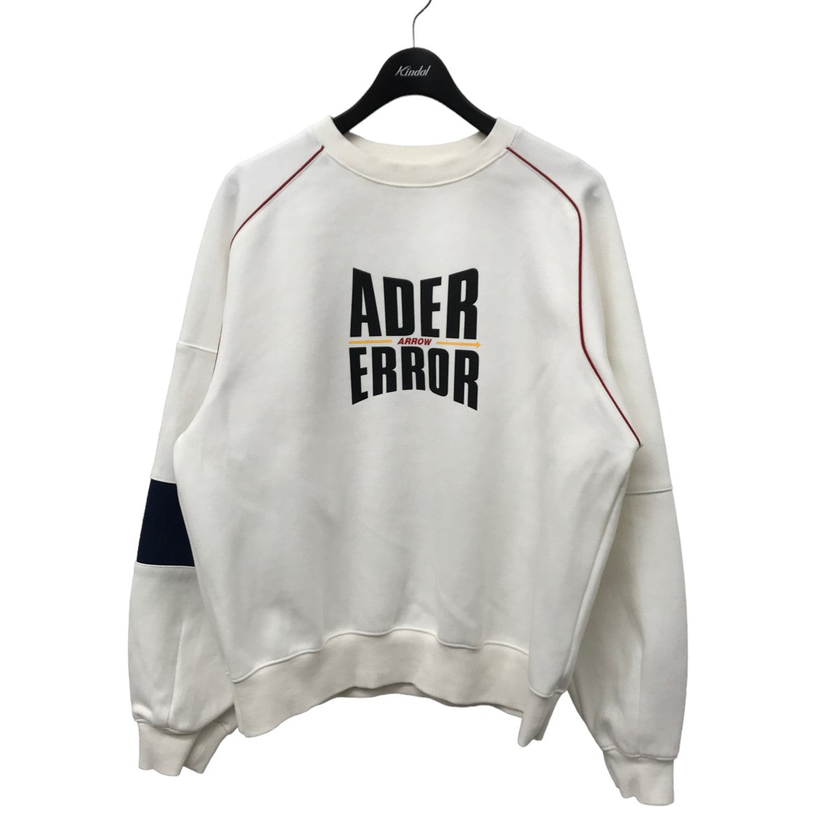 ADER ERROR(アーダーエラー) ロゴプリント クルーネックスウェット ...