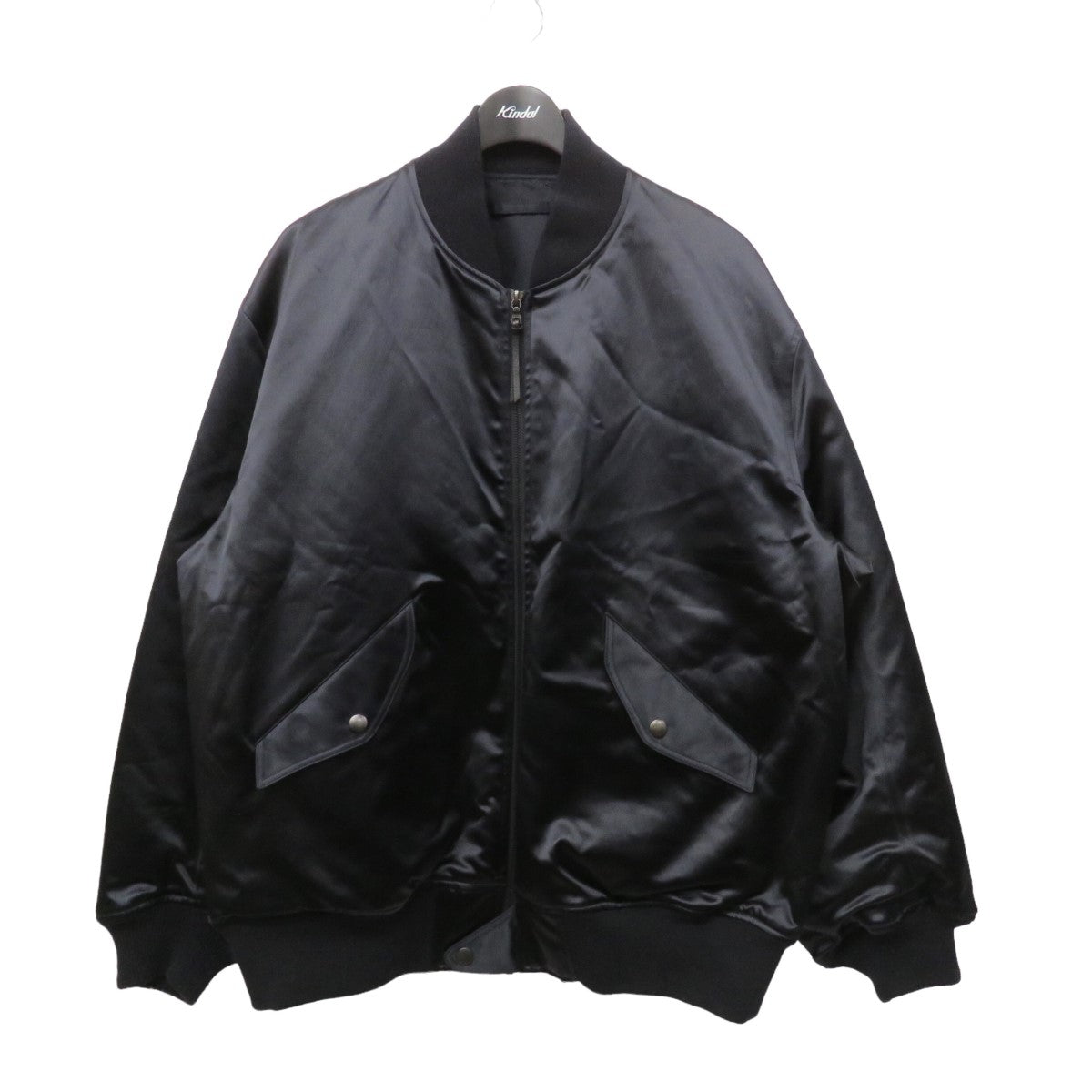 KAPTAIN SUNSHINE(キャプテンサンシャイン) 22AW 「Silk Flight Satin  BomberJacket」シルク混ボンバージャケット KSBZ01 ネイビー サイズ 13｜【公式】カインドオルオンライン  ブランド古着・中古通販【kindal】