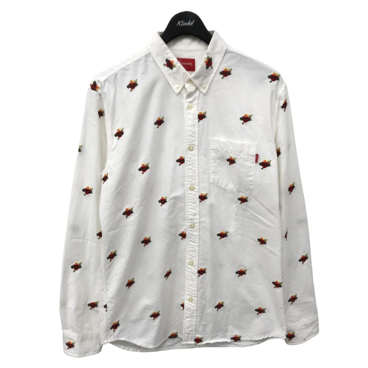 Supreme(シュプリーム) Sacred Hearts Oxford Shirt セイクリッドハートオックスフォードBDシャツ ホワイト サイズ  12｜【公式】カインドオルオンライン ブランド古着・中古通販【kindal】