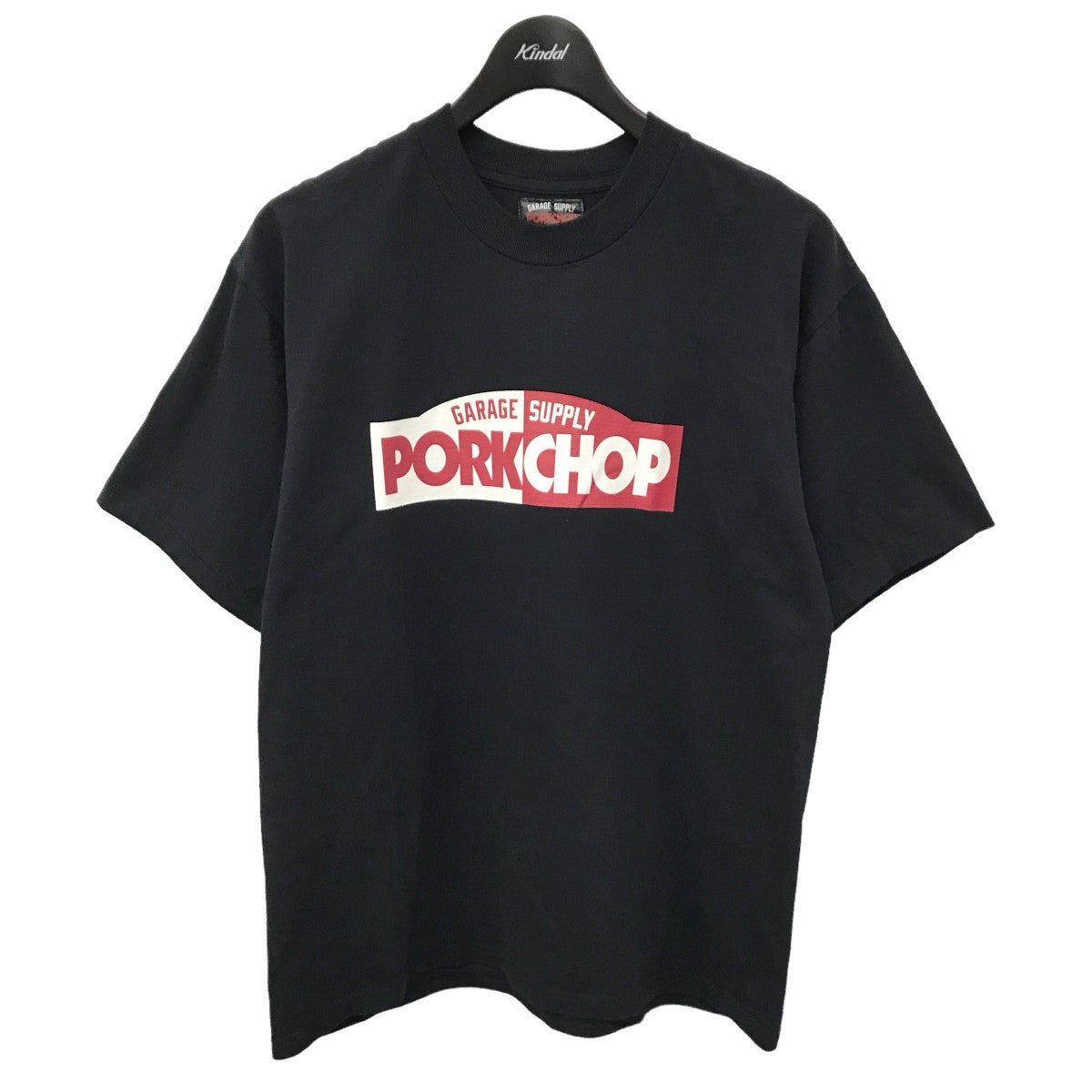 PORKCHOP(ポークチョップ) BLOCK LOGO TEE ブロックロゴTシャツ ブラック サイズ S｜【公式】カインドオルオンライン  ブランド古着・中古通販【kindal】