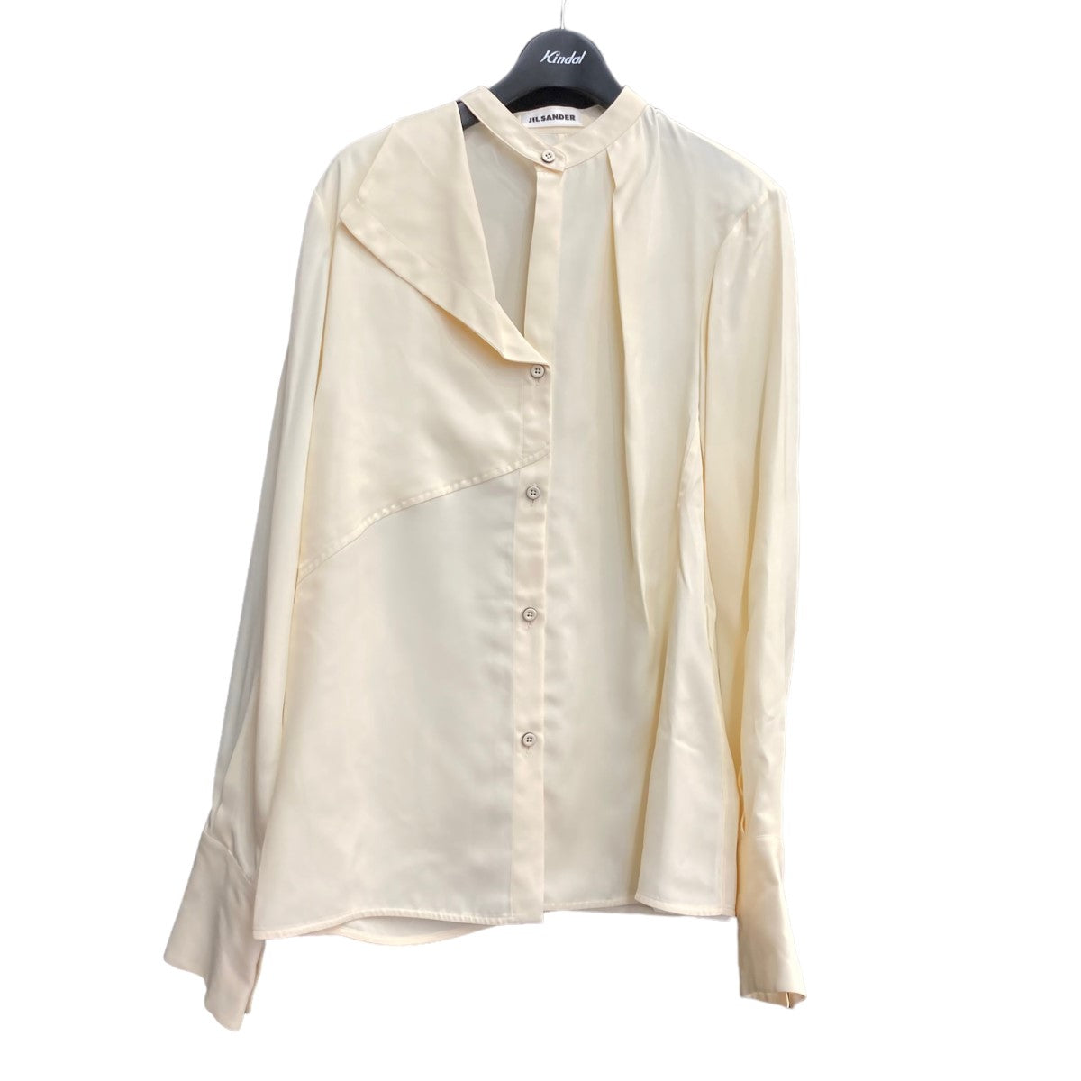 JIL SANDER(ジルサンダー) 2023SS 「Camicia」 変形ブラウス J01DL0105 オフホワイト サイズ  36｜【公式】カインドオルオンライン ブランド古着・中古通販【kindal】