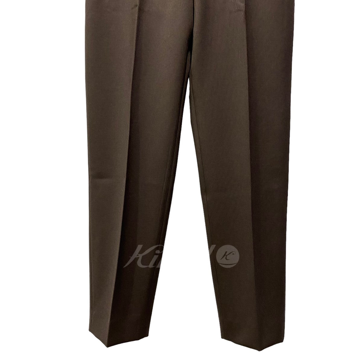 DOWNTOWN GABARDINE ストレートスラックスパンツ